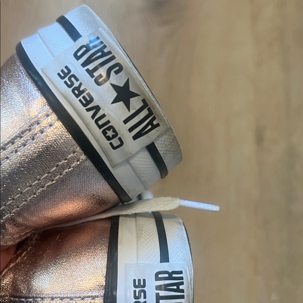 Converse Metallic Pink Sneakers - Picture 4 of 15